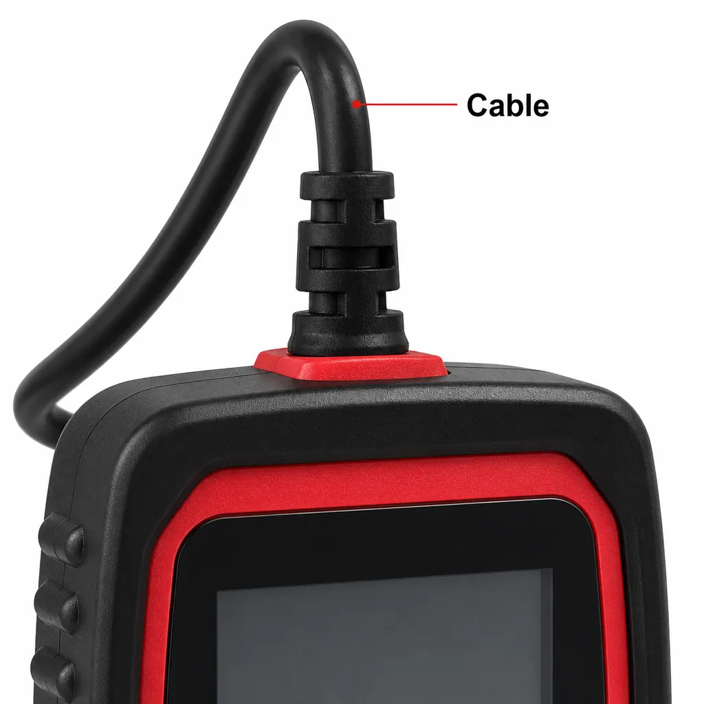 VD500 Vehicle Diagnostic Scanner and included accessories