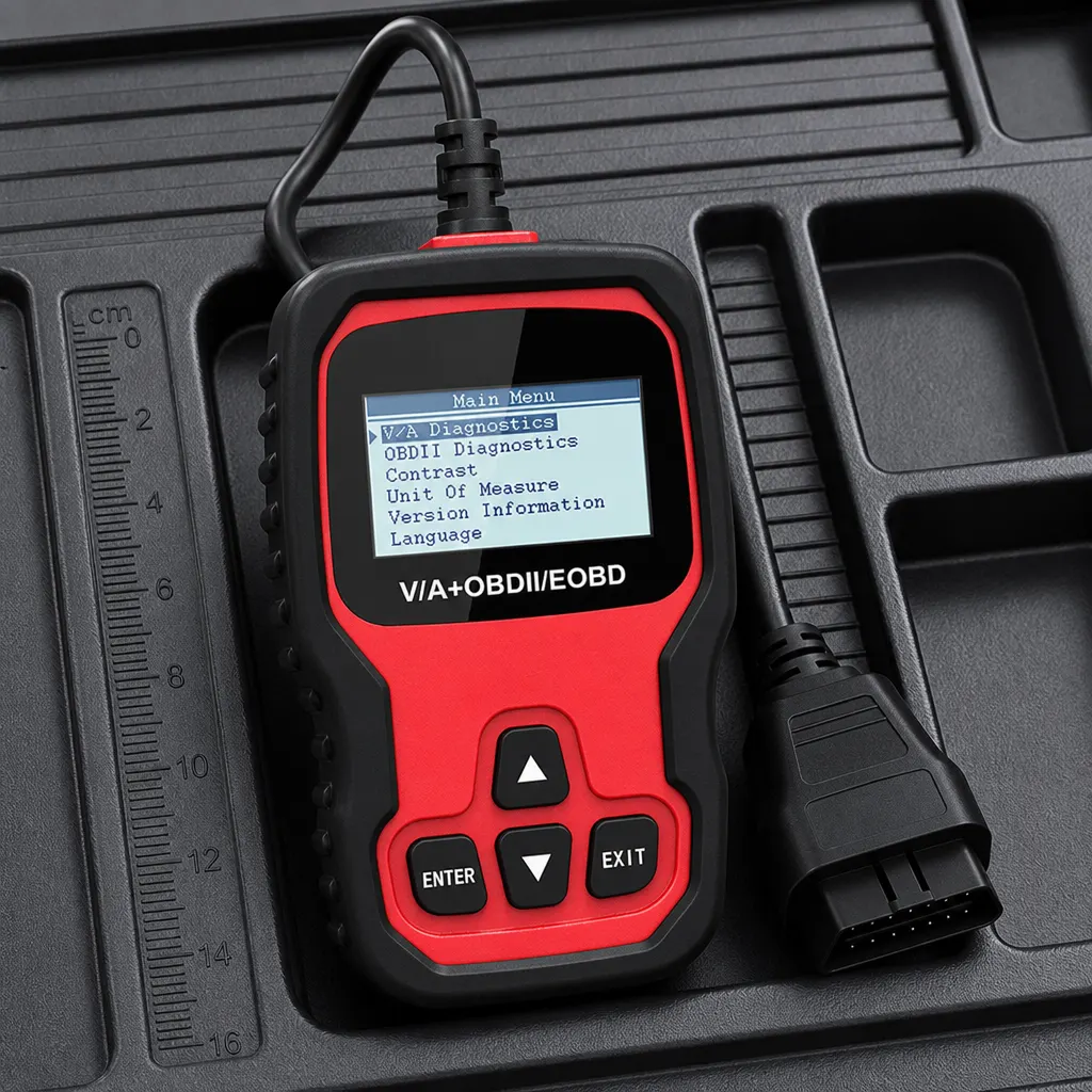 VD500 Vehicle Diagnostic Scanner in use